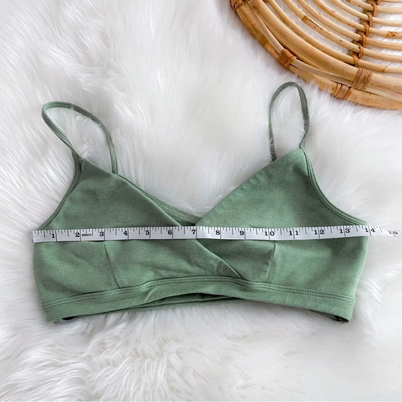 WellBeing + BeingWell Loungewell Willow Sports Bra Green Revolve - Picture 9 of 11